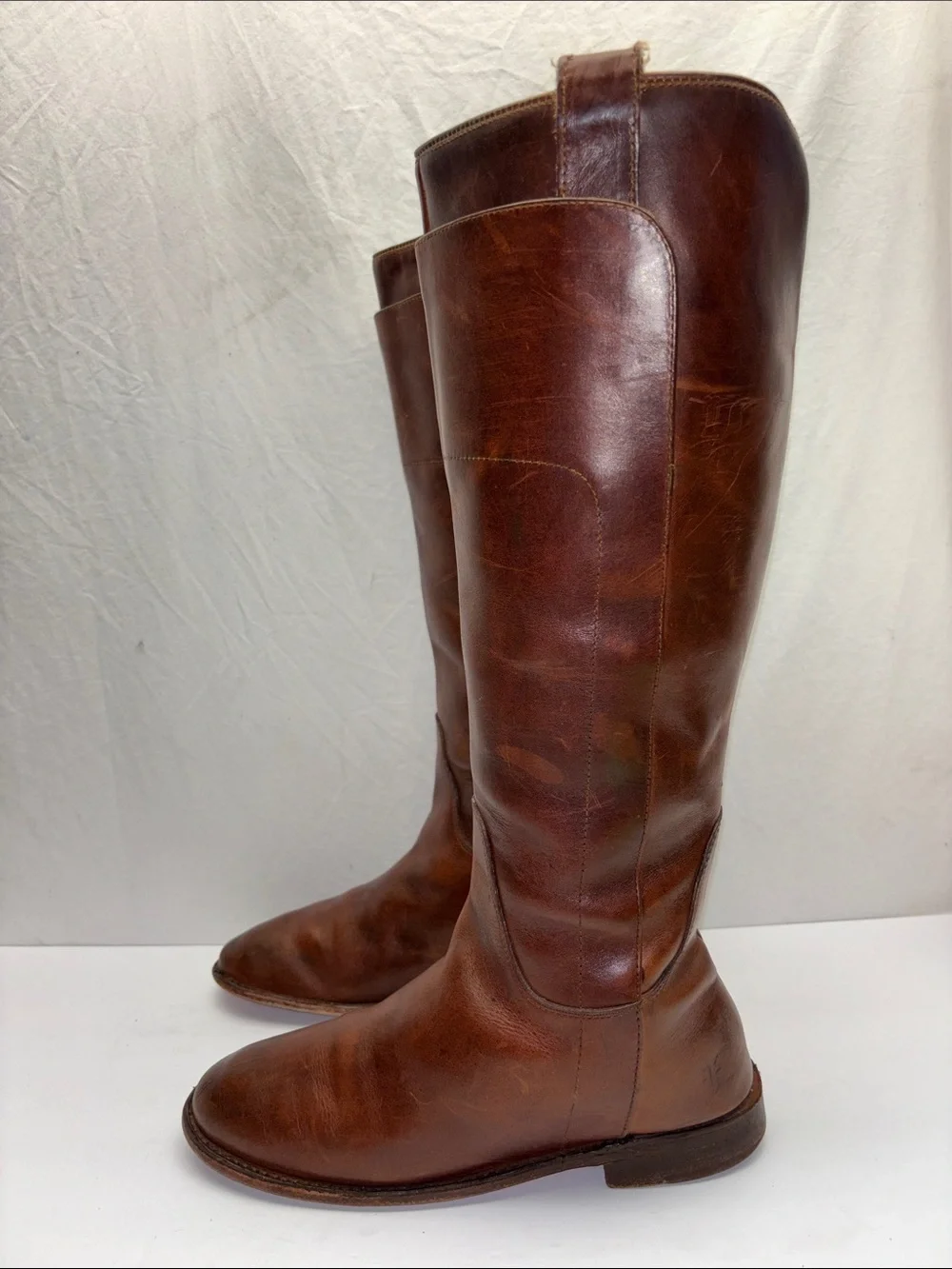 Frye Classic Tall Leather Riding Boots, SZ 8 B